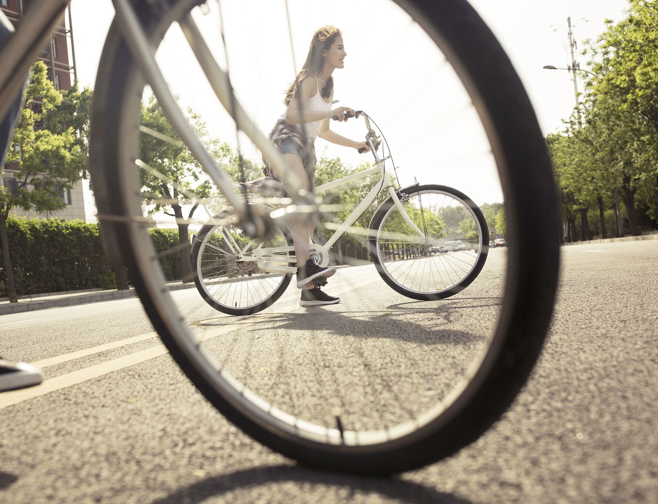 Green commuting has become a popular lifestyle in Chinese cities - Credits: Yicai Global